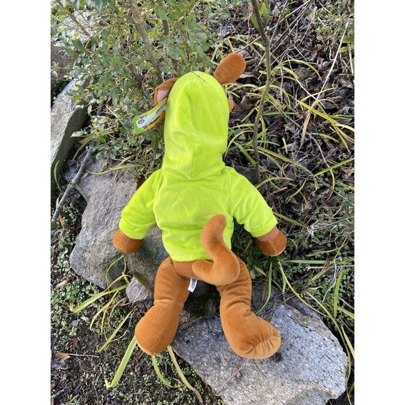 Scooby Doo Plush Mystery Inc Hoodie Sweatshirt Mystery Solved 22.5 in Sewn Eyes - Picture 3 of 4
